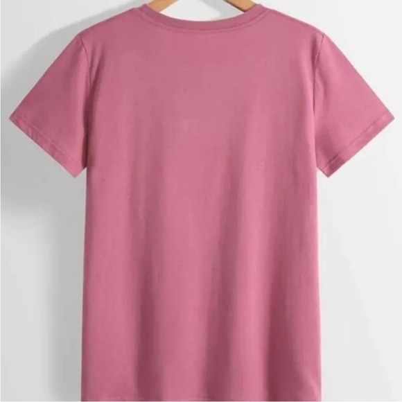 T Shirt, Woman’s Sz Med, ‘Positive Mind-Vibes-Life” with Keychain, New - Picture 2 of 3